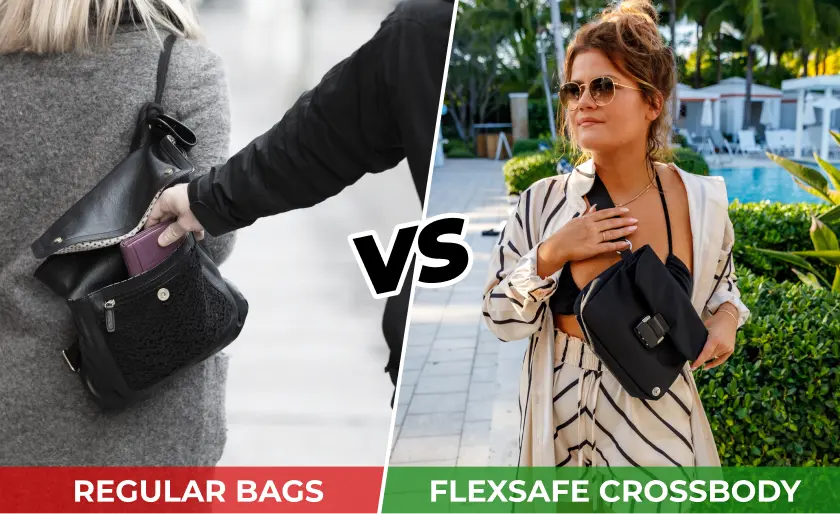 FlexSafe Lockable Crossbody Bag